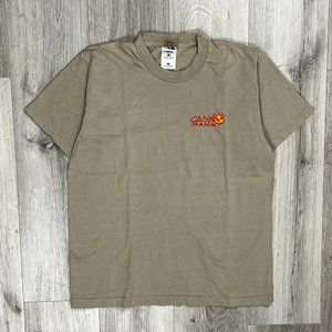 Casino Rama Vintage 1990s Fruit Of The Loom Embroidered Brown Medium T-Shirt